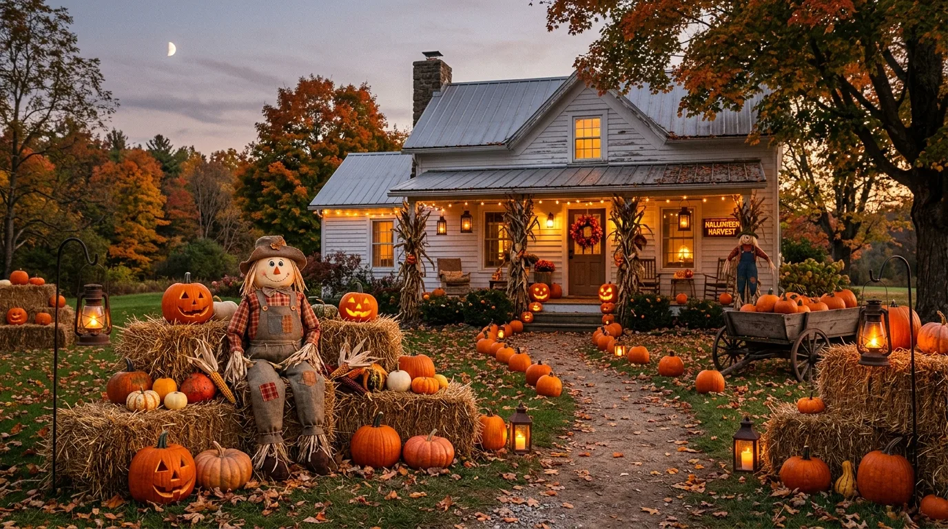 Use sound only where it supports the atmosphere inspiration for an outdoor Halloween yard.